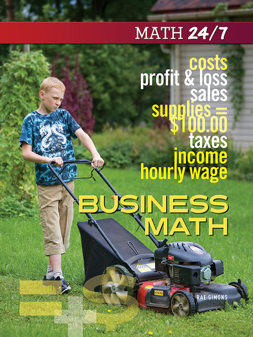 Title details for Business Math by Rae Simons - Available